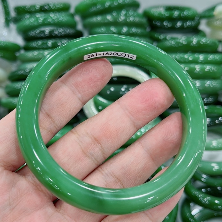 和田玉未镶嵌手镯63～0