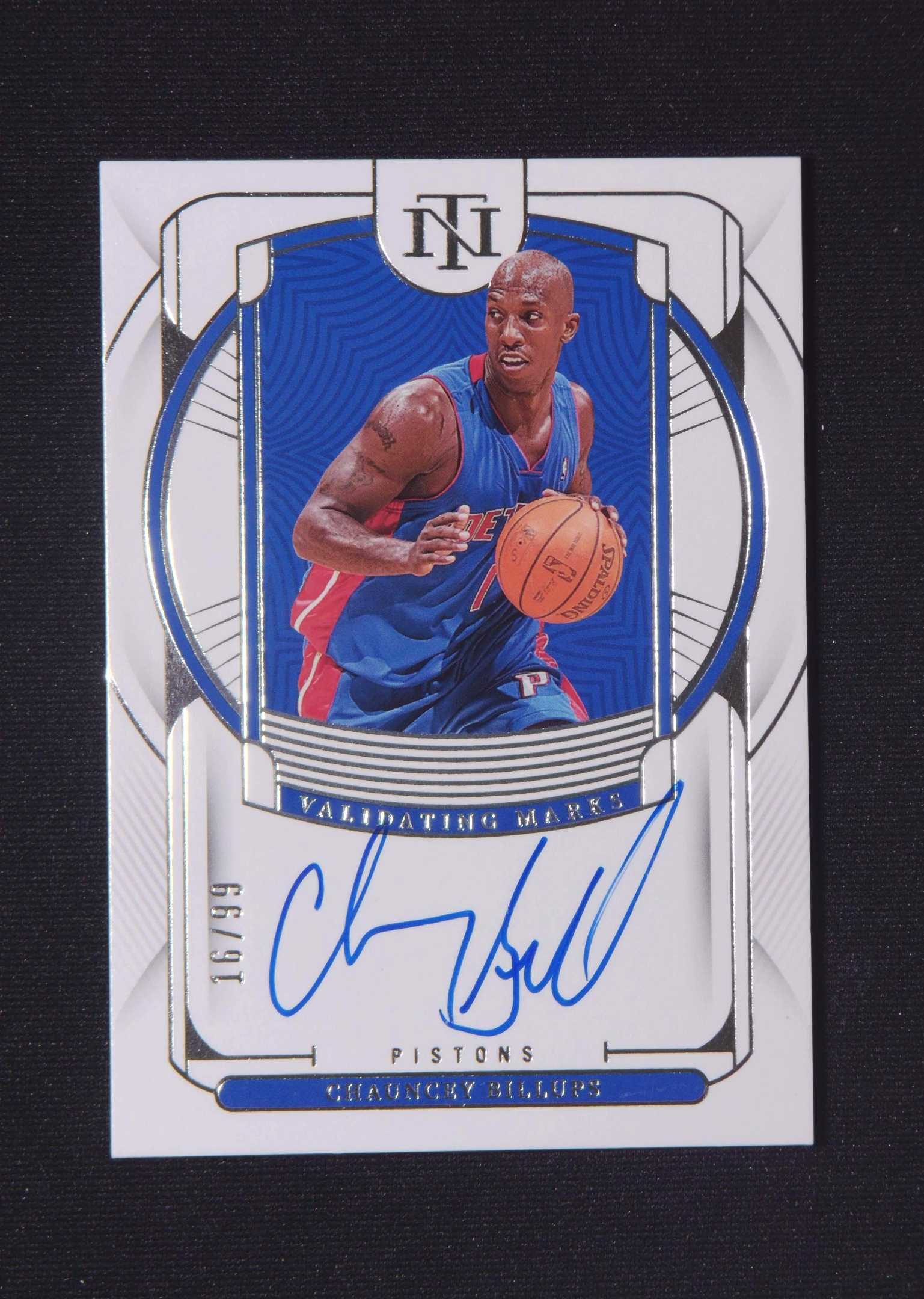 【直播开价】比卢普斯 99编 帕尼尼NBA国宝手提亲笔签名球星卡 