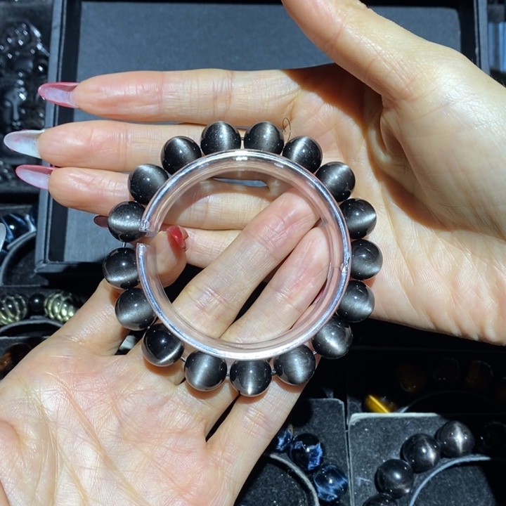 黑曜岩手链未镶嵌陈*杰