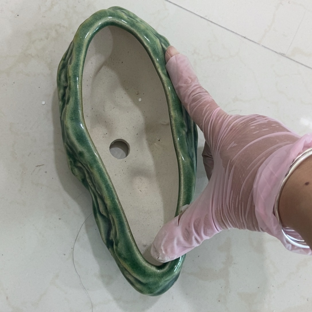 红陶高温陶瓷花盆