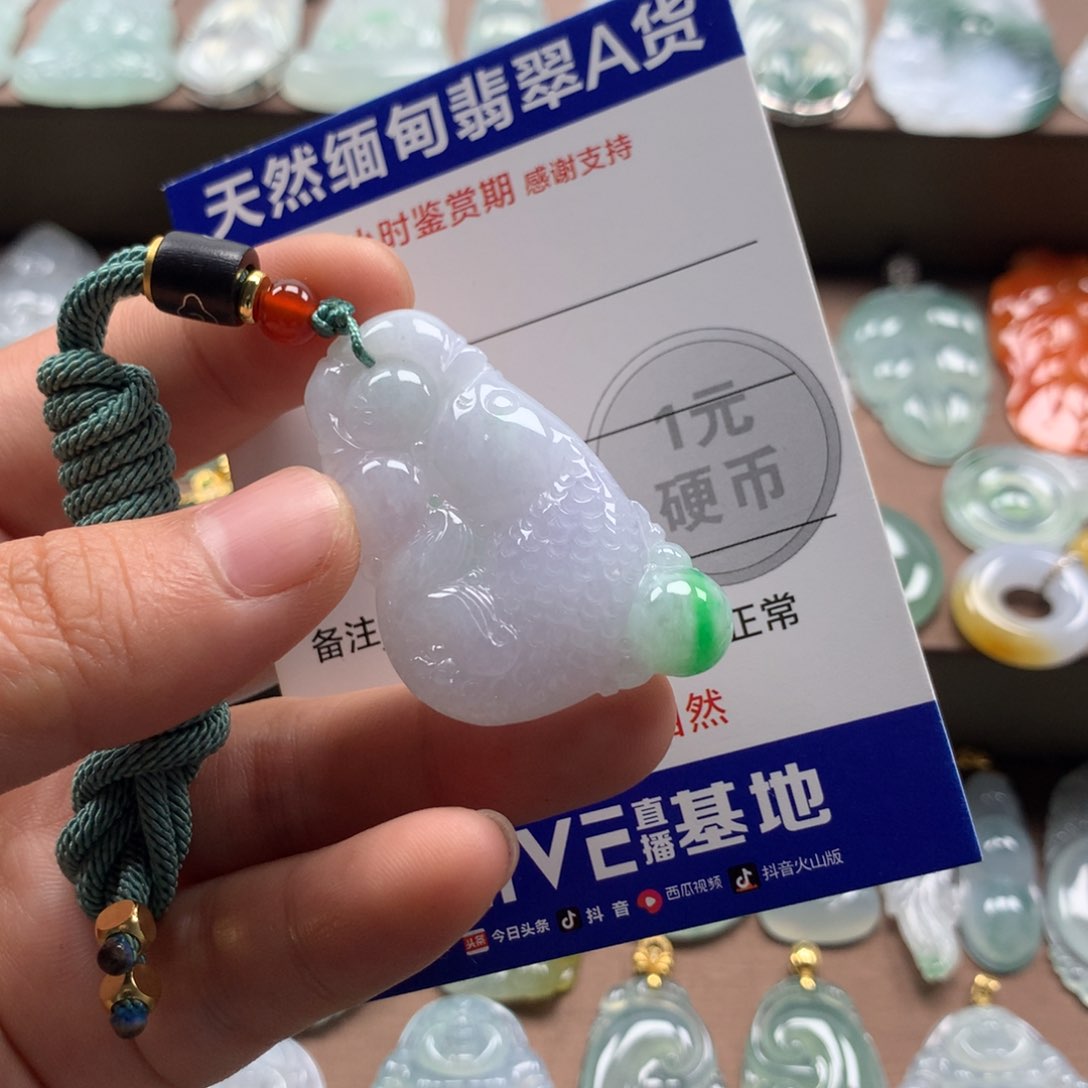 翡翠未镶嵌颈饰天然翡翠