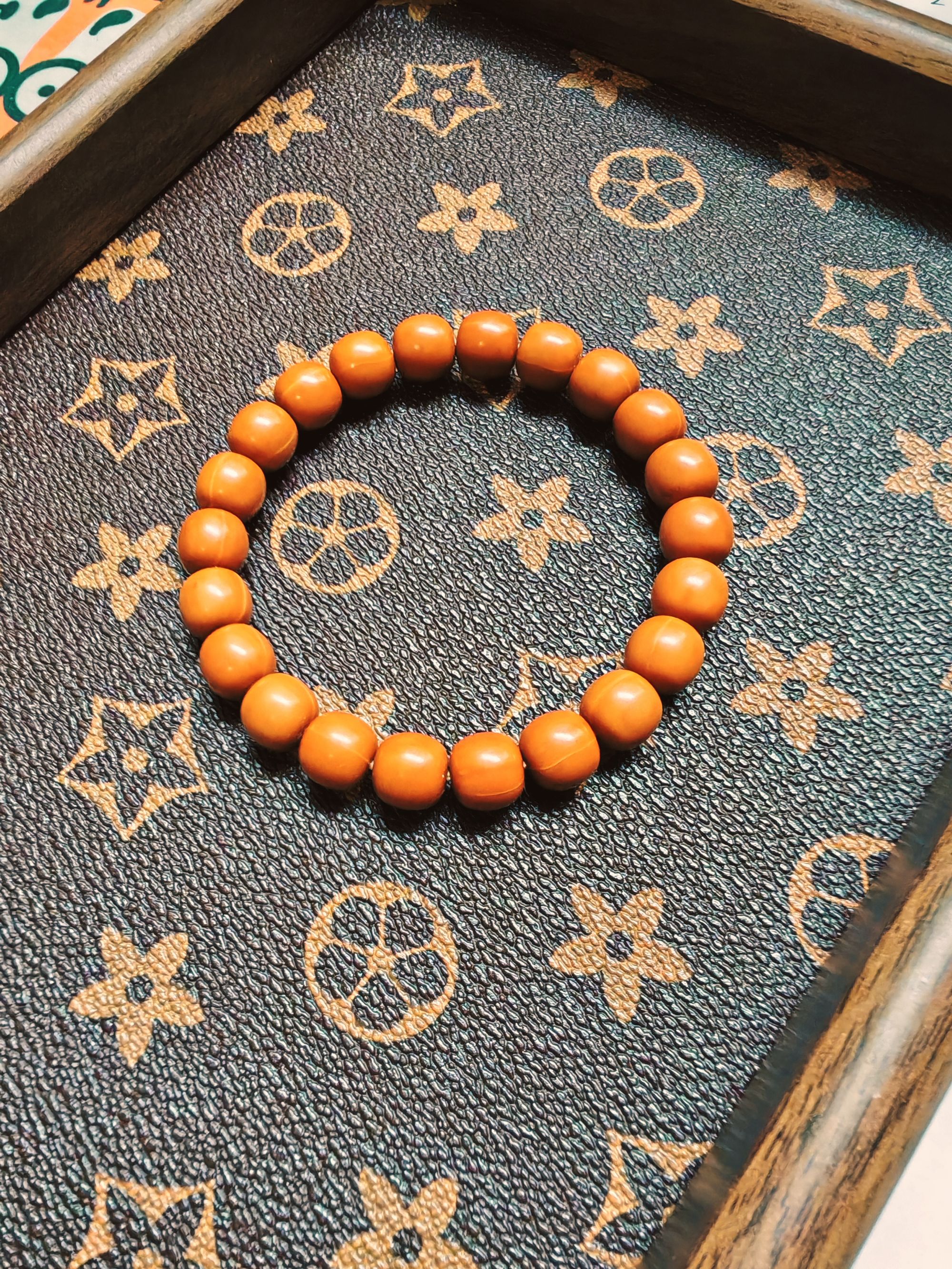 {新人主播福利，每人限购1}9mm猴头老型光珠手串（反油不均介意勿拍