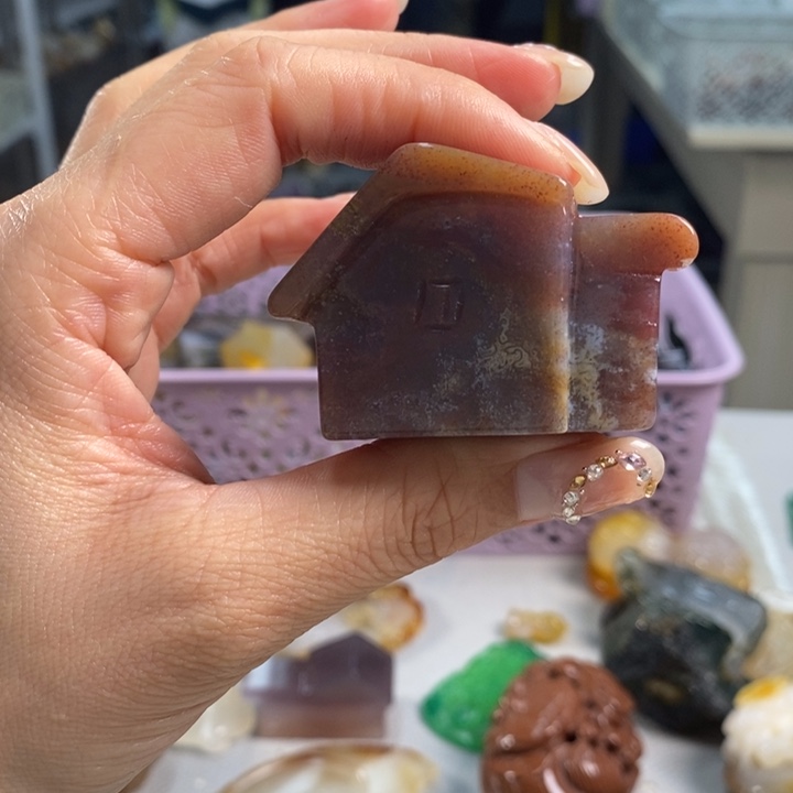 玛瑙/玉髓吊坠(不含链)未镶嵌