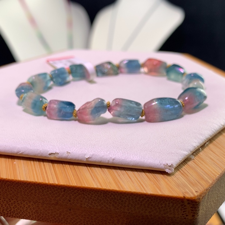 双色碧玺手链未镶嵌