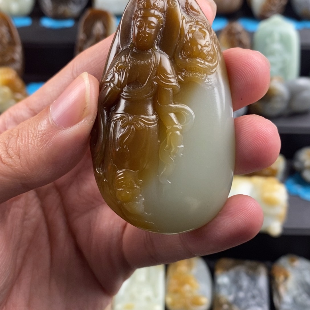 和田玉挂件未镶嵌