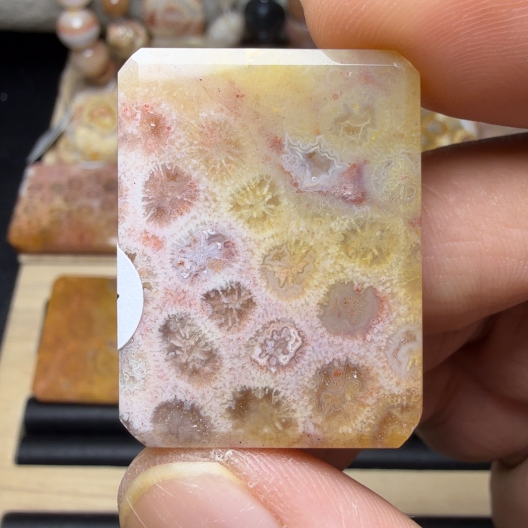 硅化玉未镶嵌纯天然色有机玉石保真色