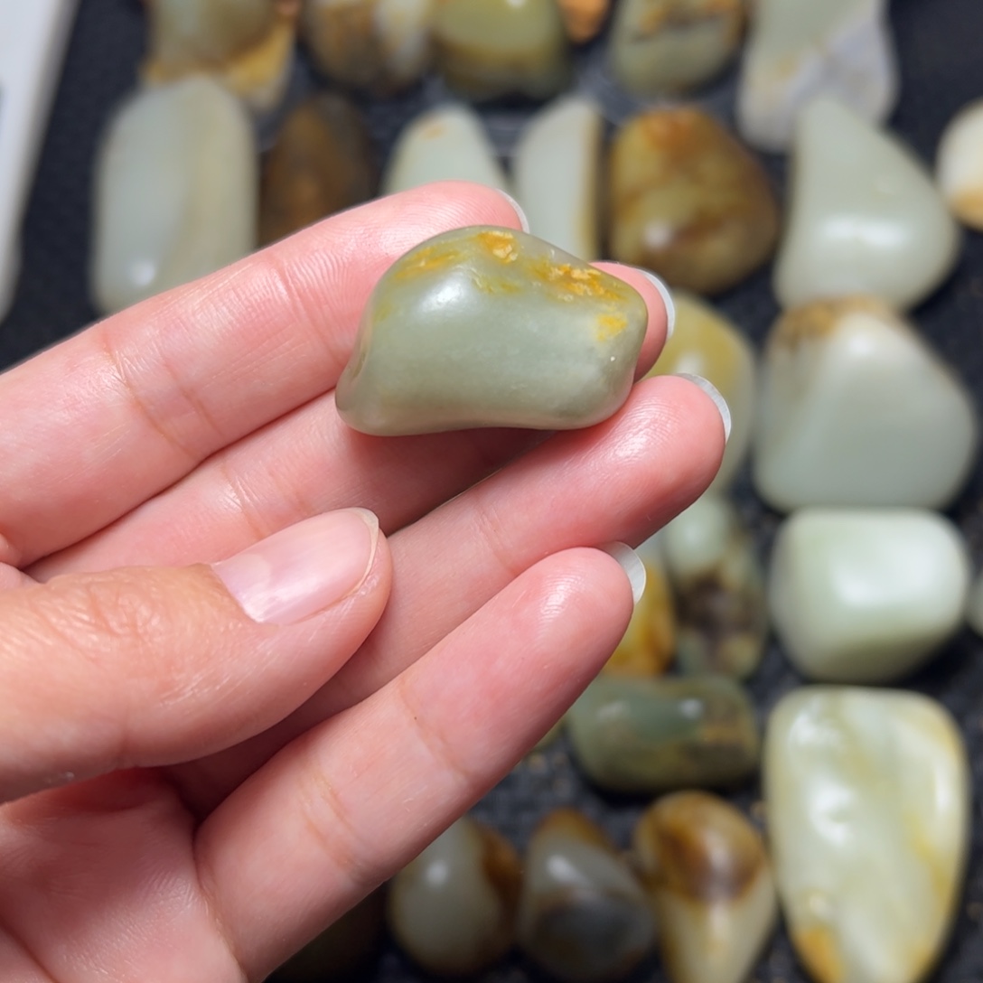 和田玉未镶嵌挂件6