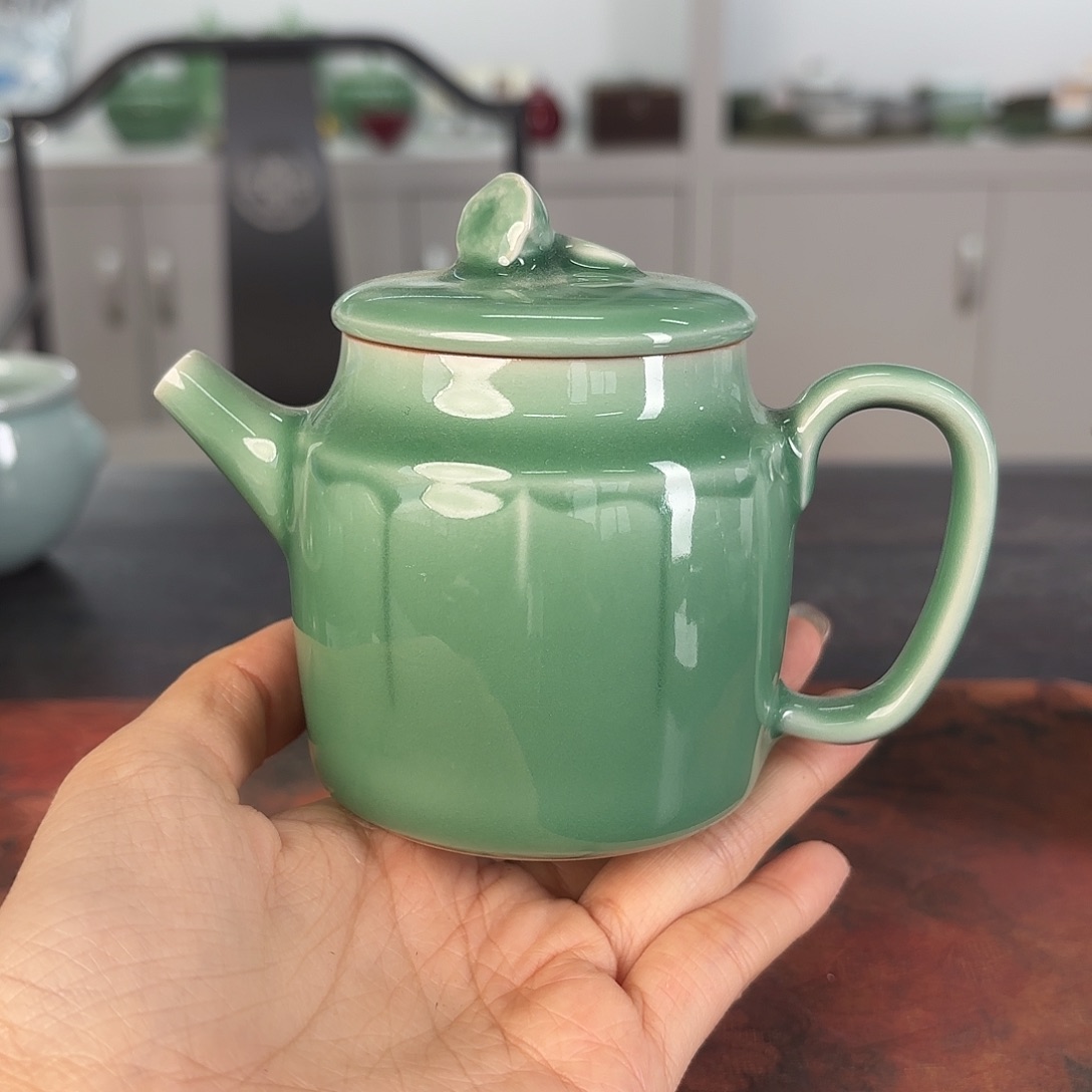 龙泉云间青瓷小米茶器