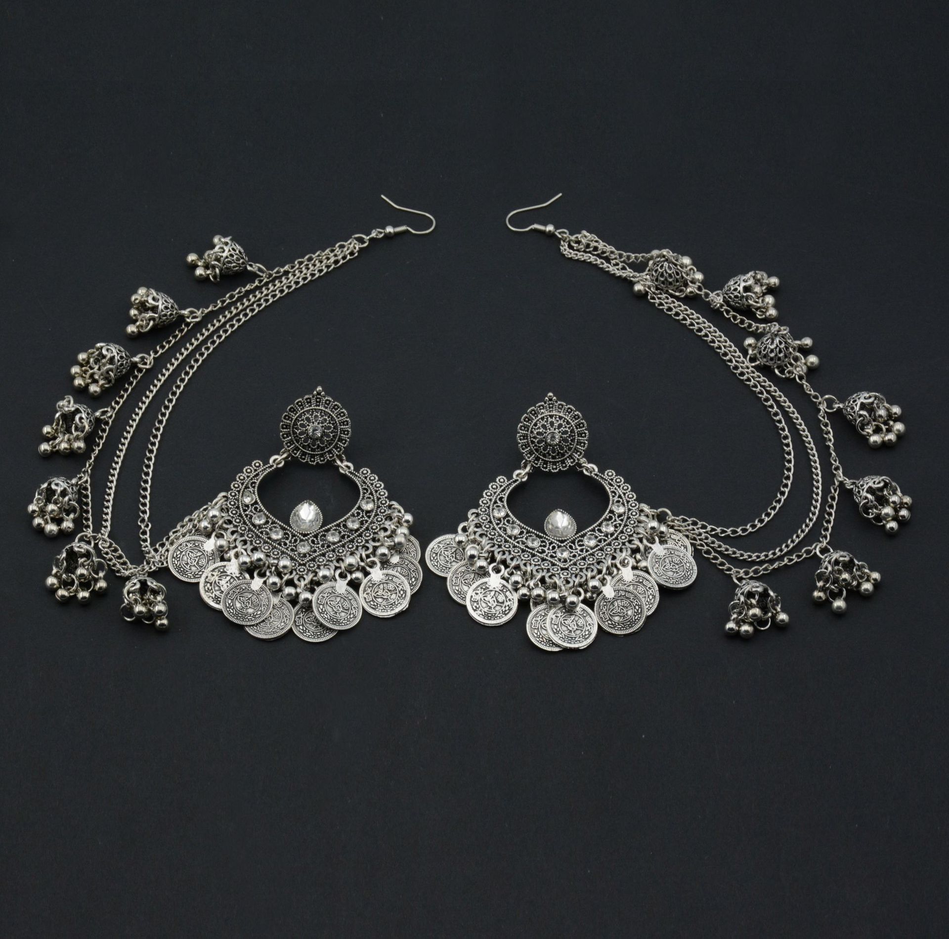 铜合金耳饰 【古米】1/88波西米亚耳环舞蹈民族风套装结婚演出