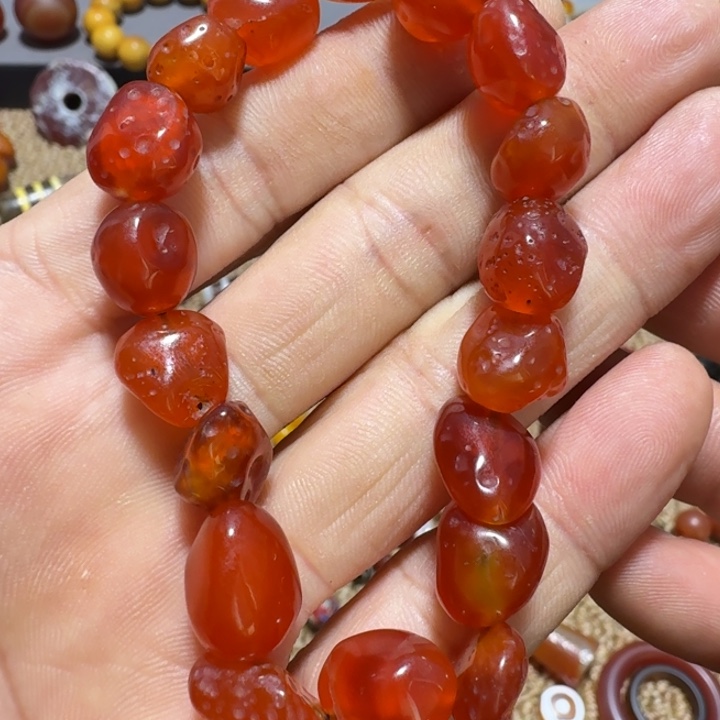 玛瑙/玉髓未镶嵌手链