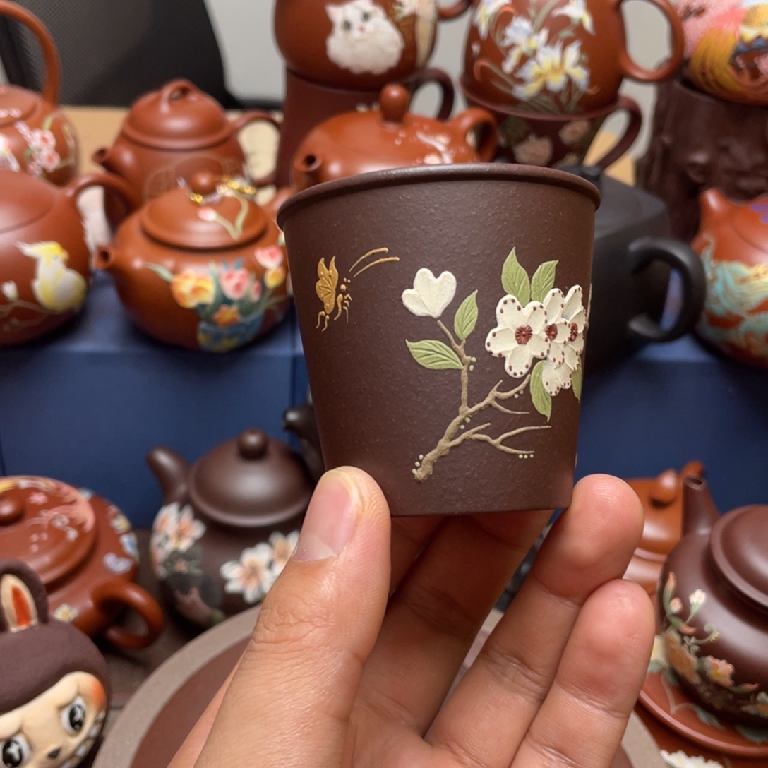 茶杯紫砂紫砂主人杯100cc