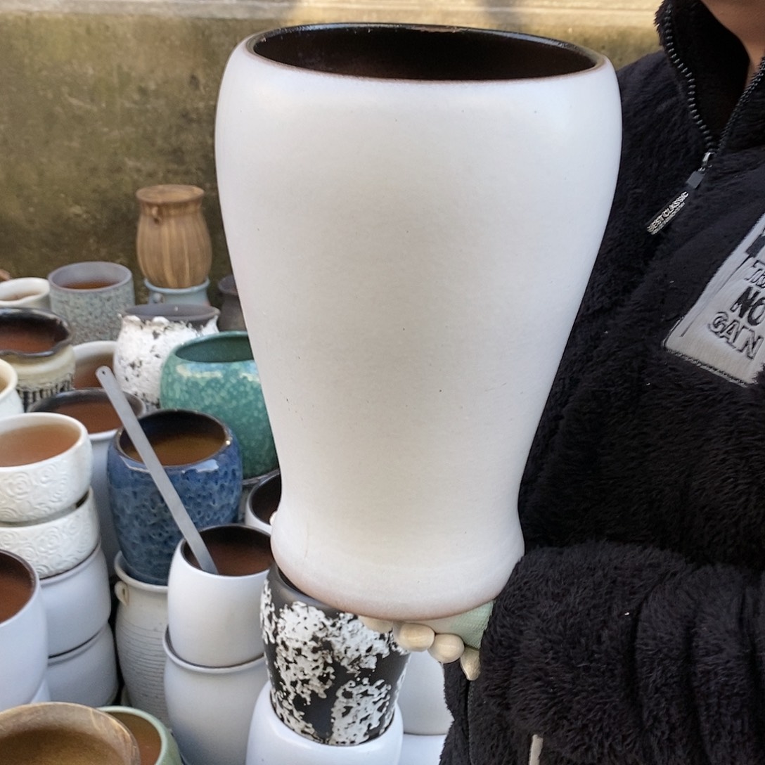 紫砂花盆正品口18高32