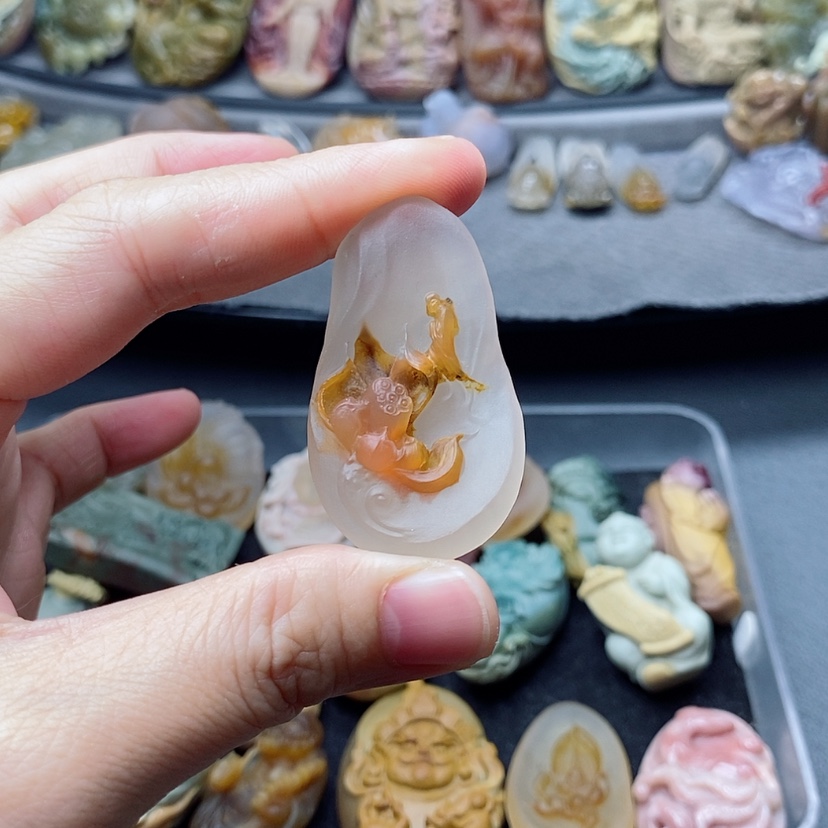 【闪购商品】未镶嵌定制玛瑙吊坠