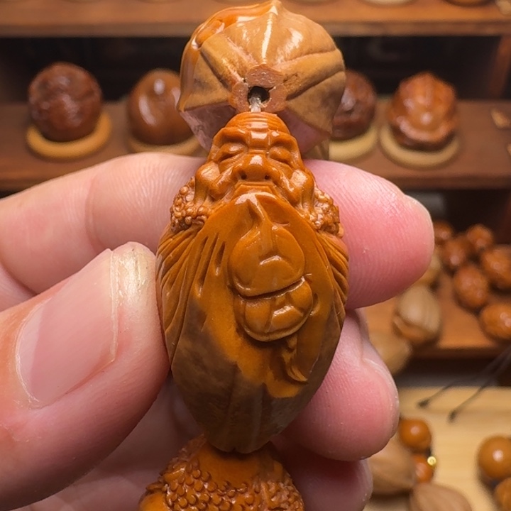 橄榄核手串/手链包衣达摩   微瑕款不退不换