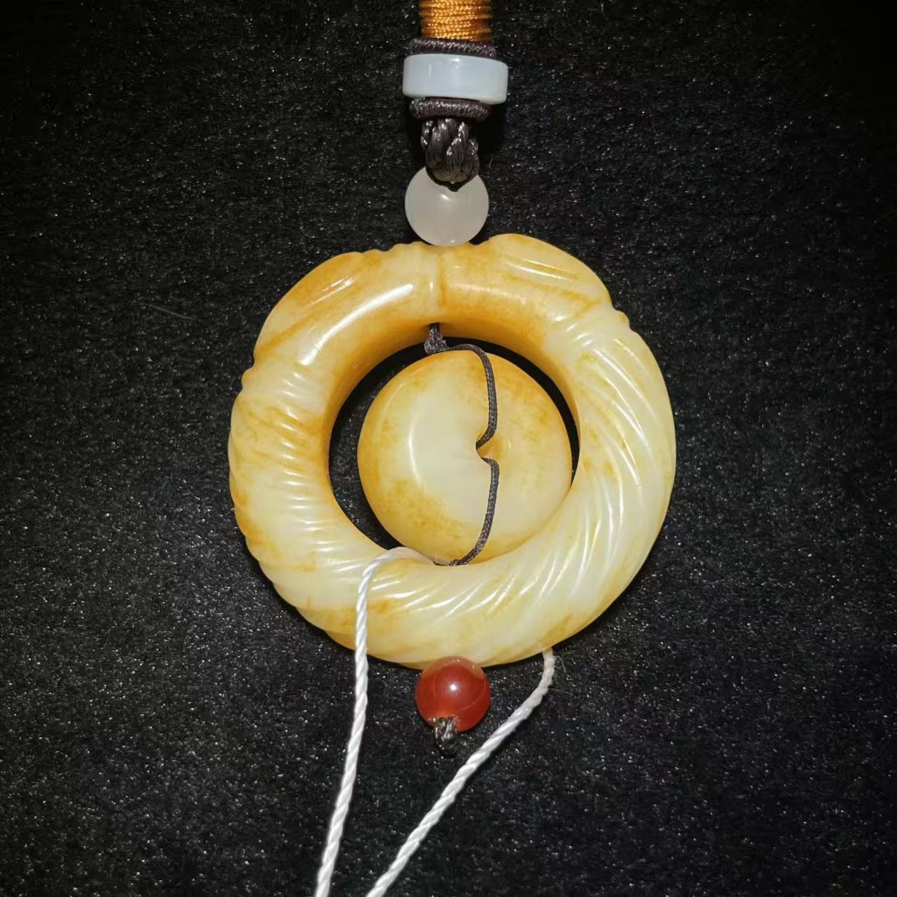 《清代》和田玉时来运转环佩 山东国营文物商店25122900582-11703