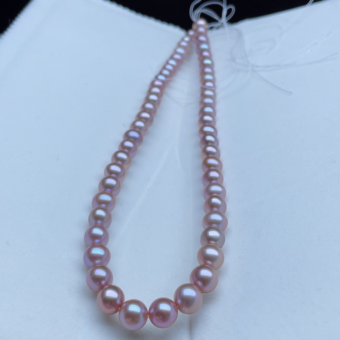 淡水珍珠颈饰银S925镶嵌菲*?