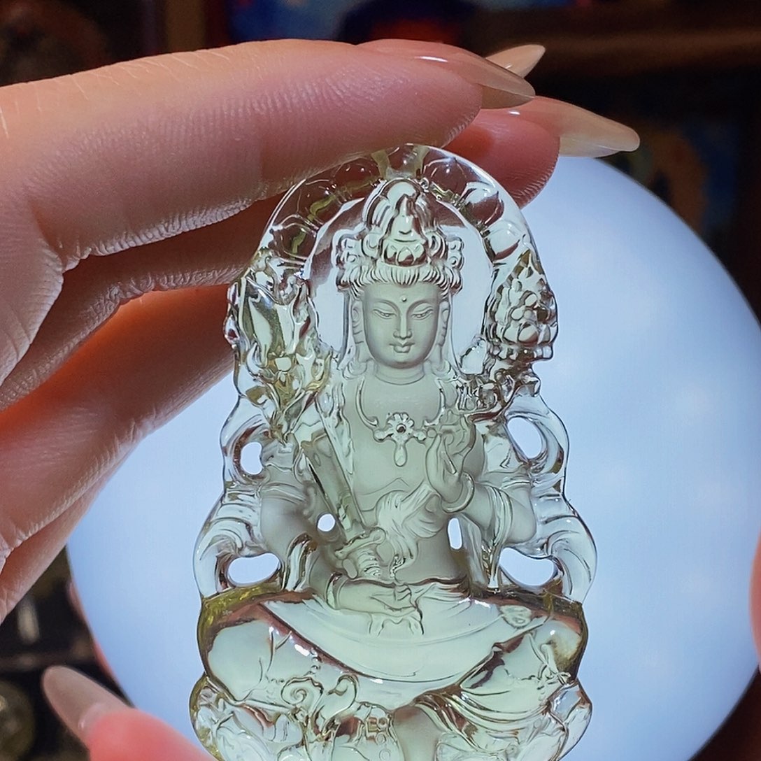 风***逸颈饰水晶未镶嵌吊坠