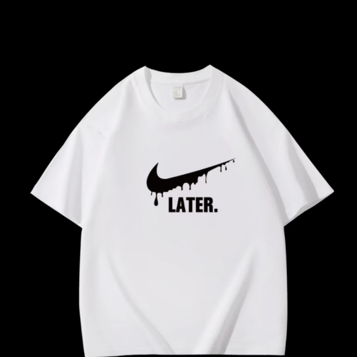 【一折粉丝福利】潮牌男女同款圆领百搭T恤