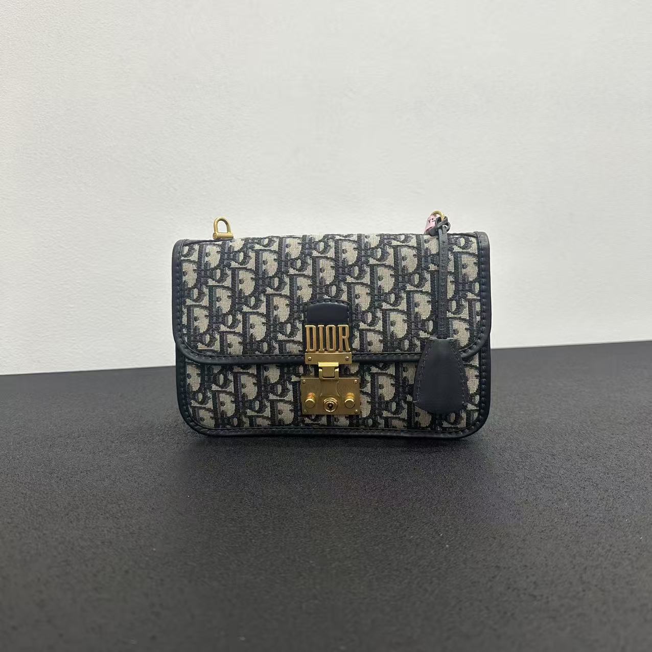 99新 DIOR/迪奥 壹所奢品/老花邮差 重工肩带款 单肩斜挎包