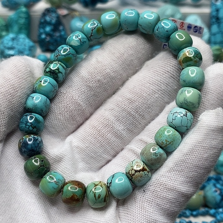 绿松石未镶嵌天然原矿 地大质检