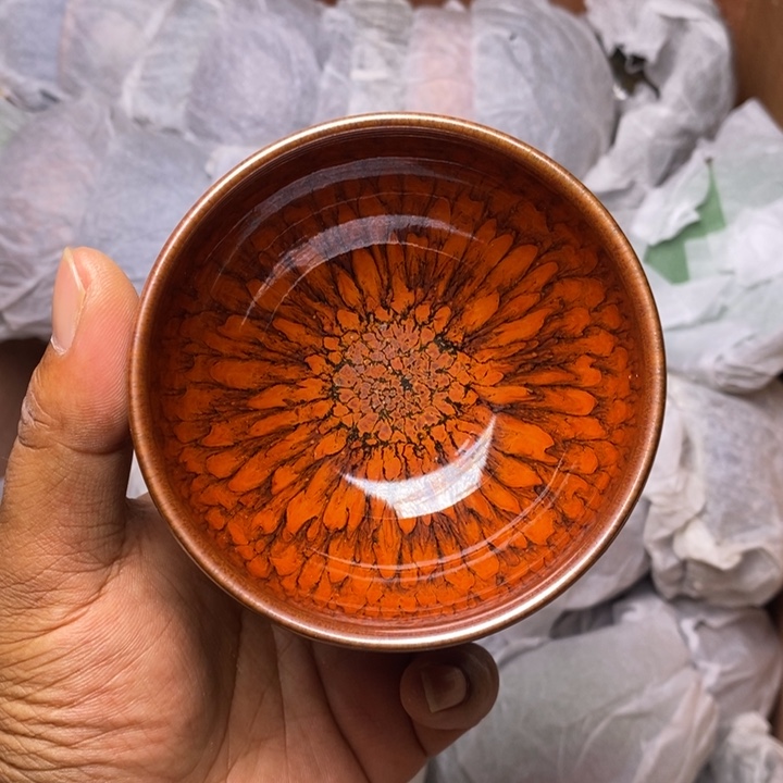 茶盏建盏喝茶主人杯茶杯