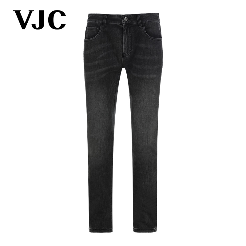 VJC/威杰思2025春季新款男装时尚休闲牛仔裤修身小脚裤B24BO3433
