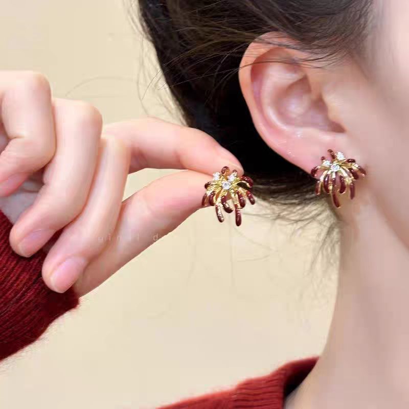 铜合金耳饰 简约风耳钉耳饰可爱时尚个性百搭耳饰N4192