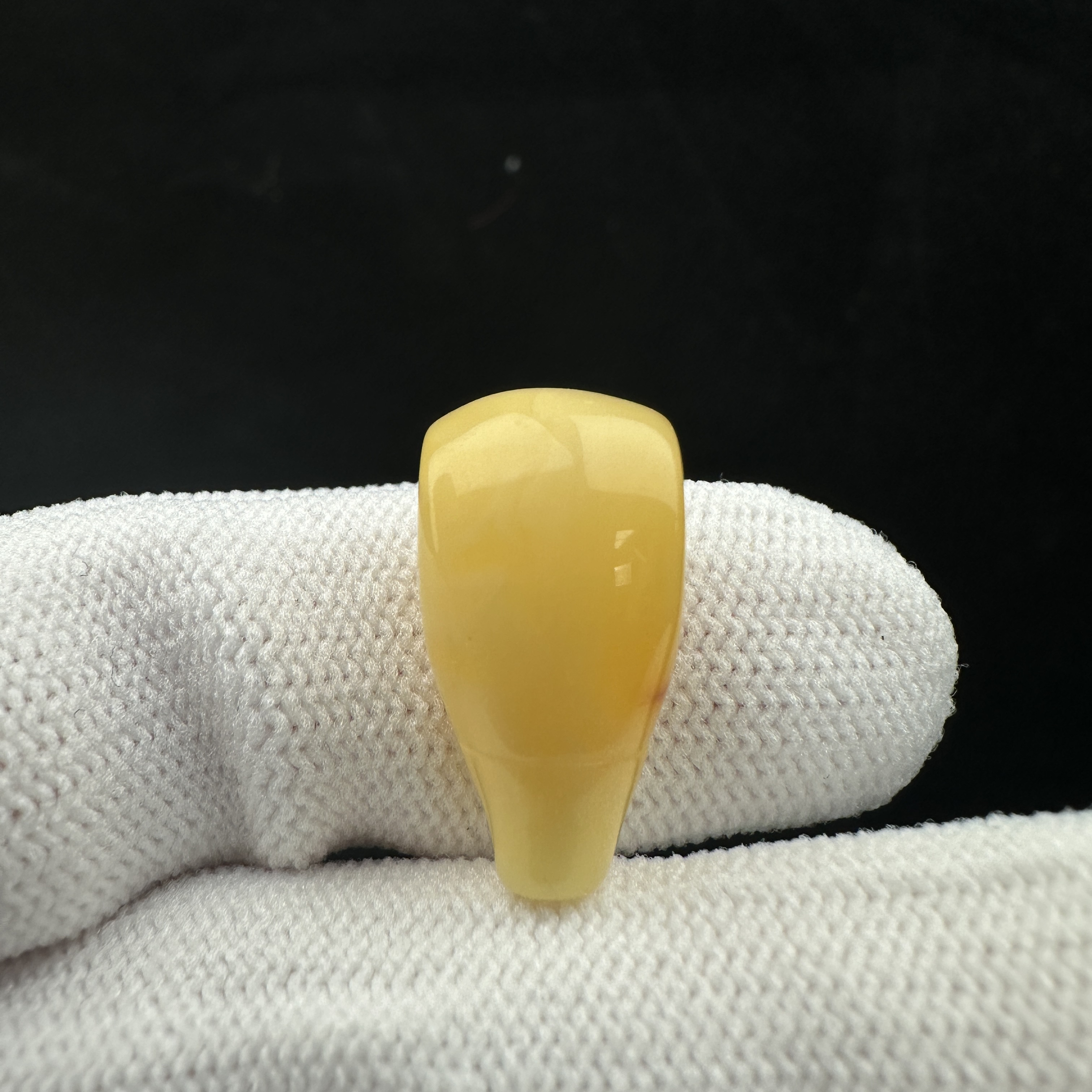 B4423天然原矿蜜蜡瑕疵特价三通10mm支持复检