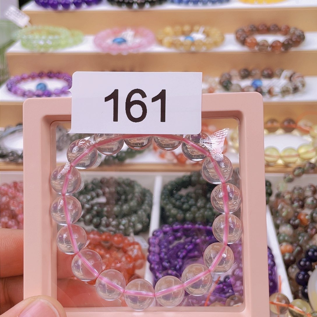 水晶手链未镶嵌汤**布六芒星光粉水晶