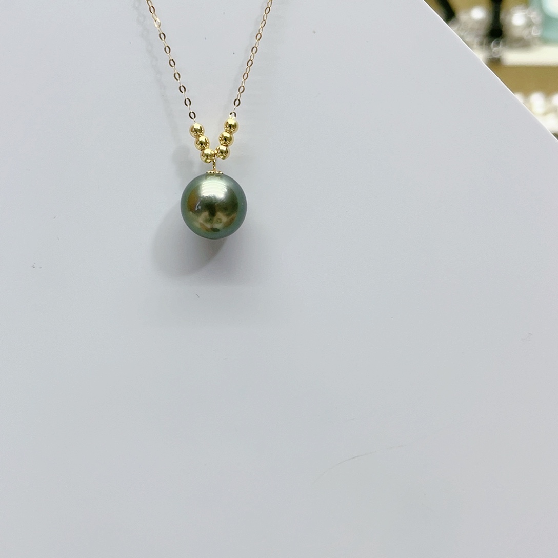 海水珍珠18K金镶嵌颈饰