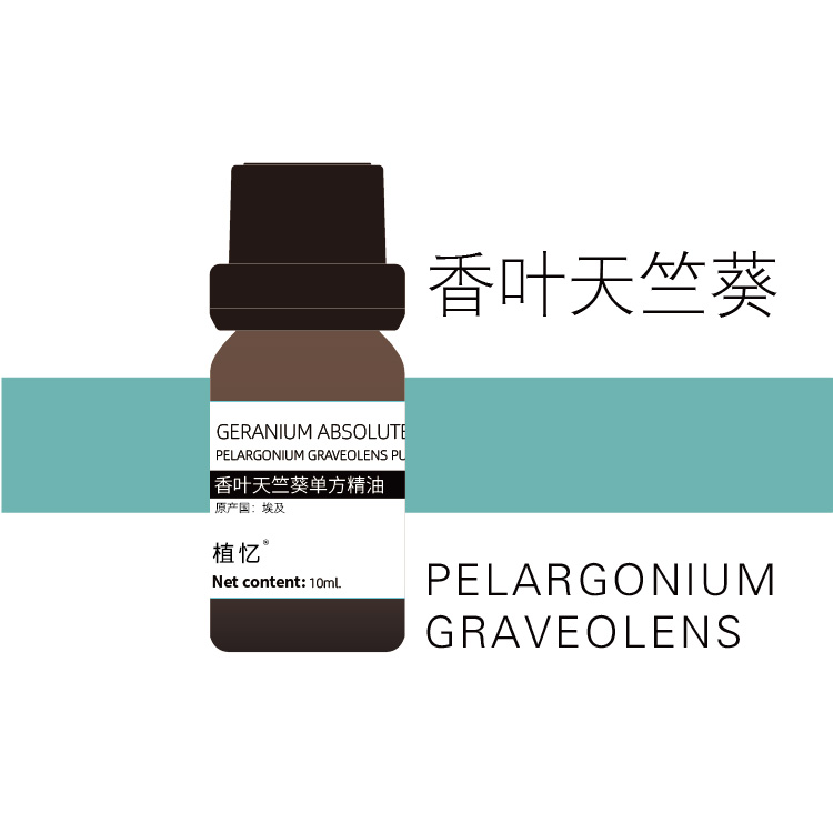 植忆香叶天竺葵精油 埃及产地 有机香薰植物单方精油