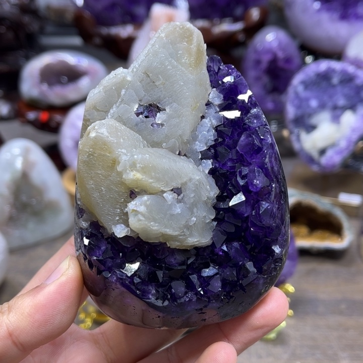 紫晶摆件未镶嵌摆件