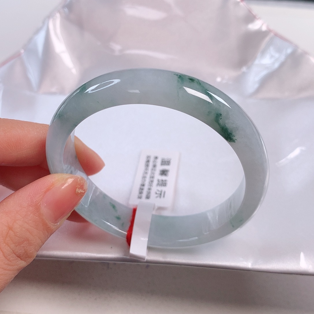 翡翠手镯未镶嵌 正圈⑨⑤