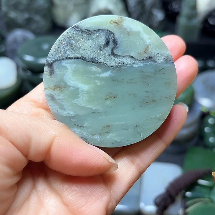 和田玉珠宝半成品未镶嵌