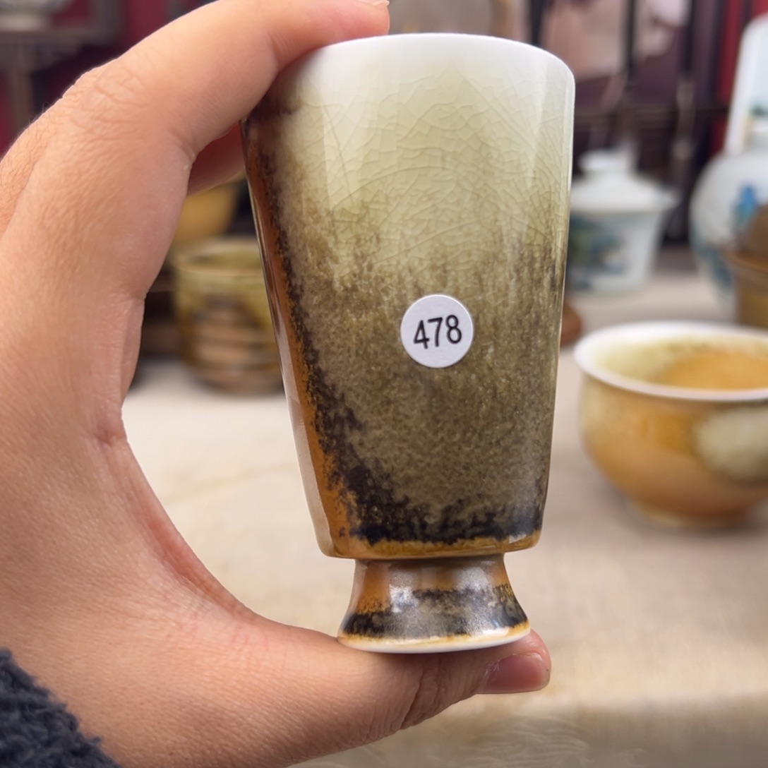 杯纯手工柴烧主人杯