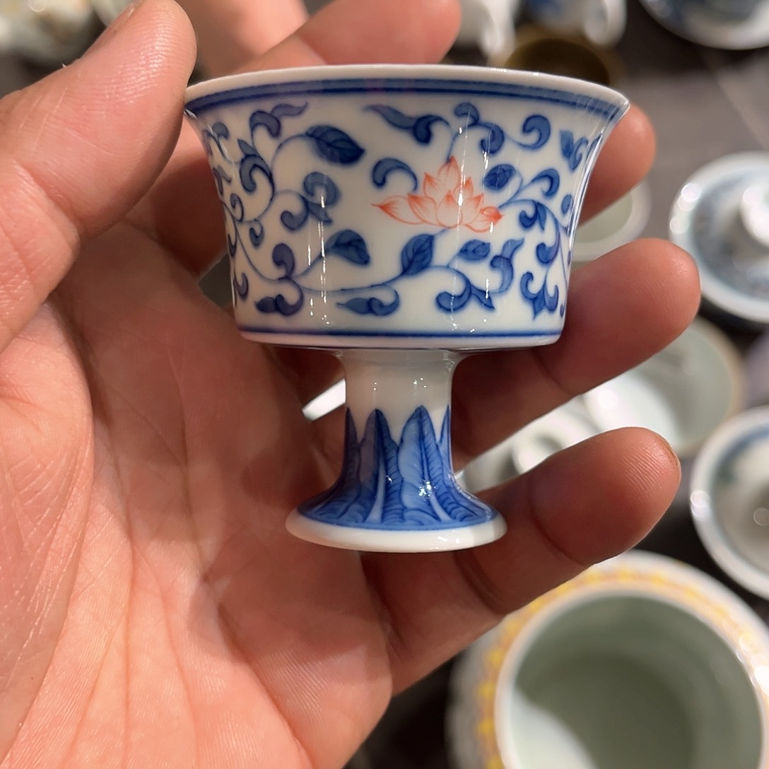 杯青花瓷器青花瓷器