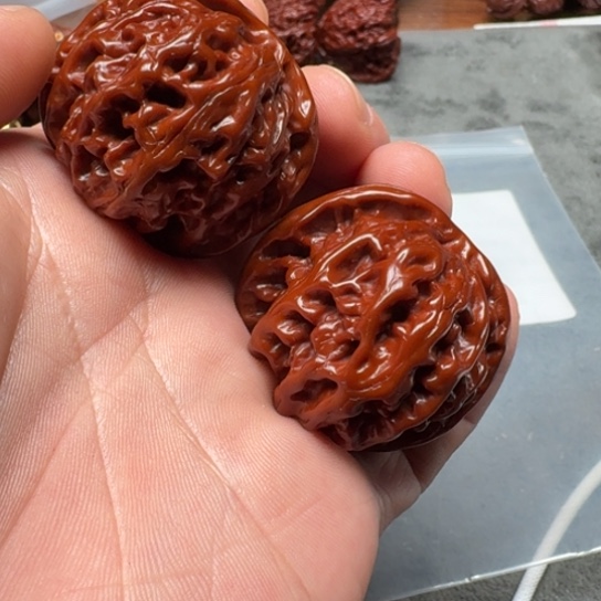 吊坠文玩核桃苹果011