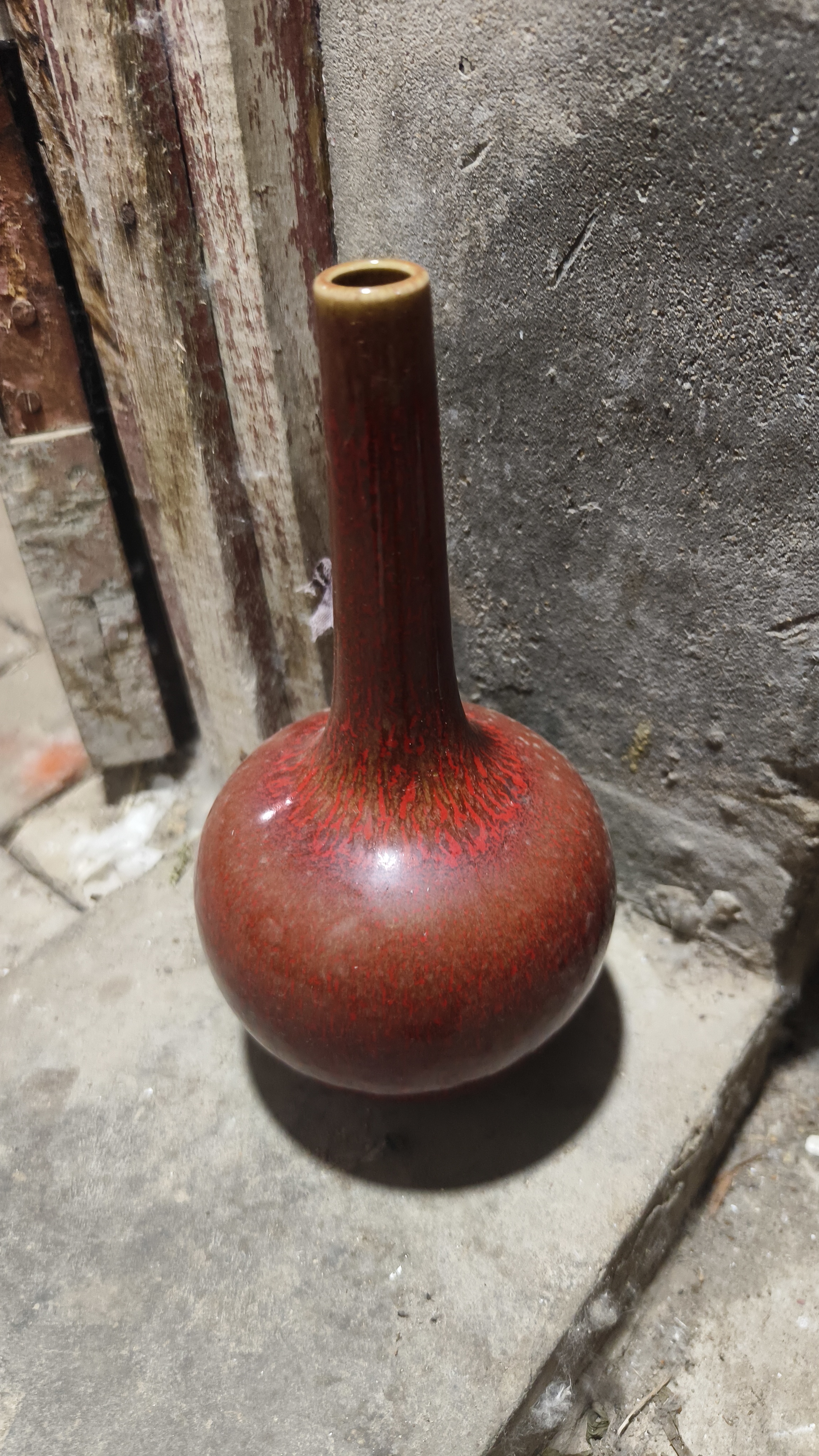 中式禅意玄关纯手工手绘工艺品陶瓷花瓶样板房茶几茶室台面摆件