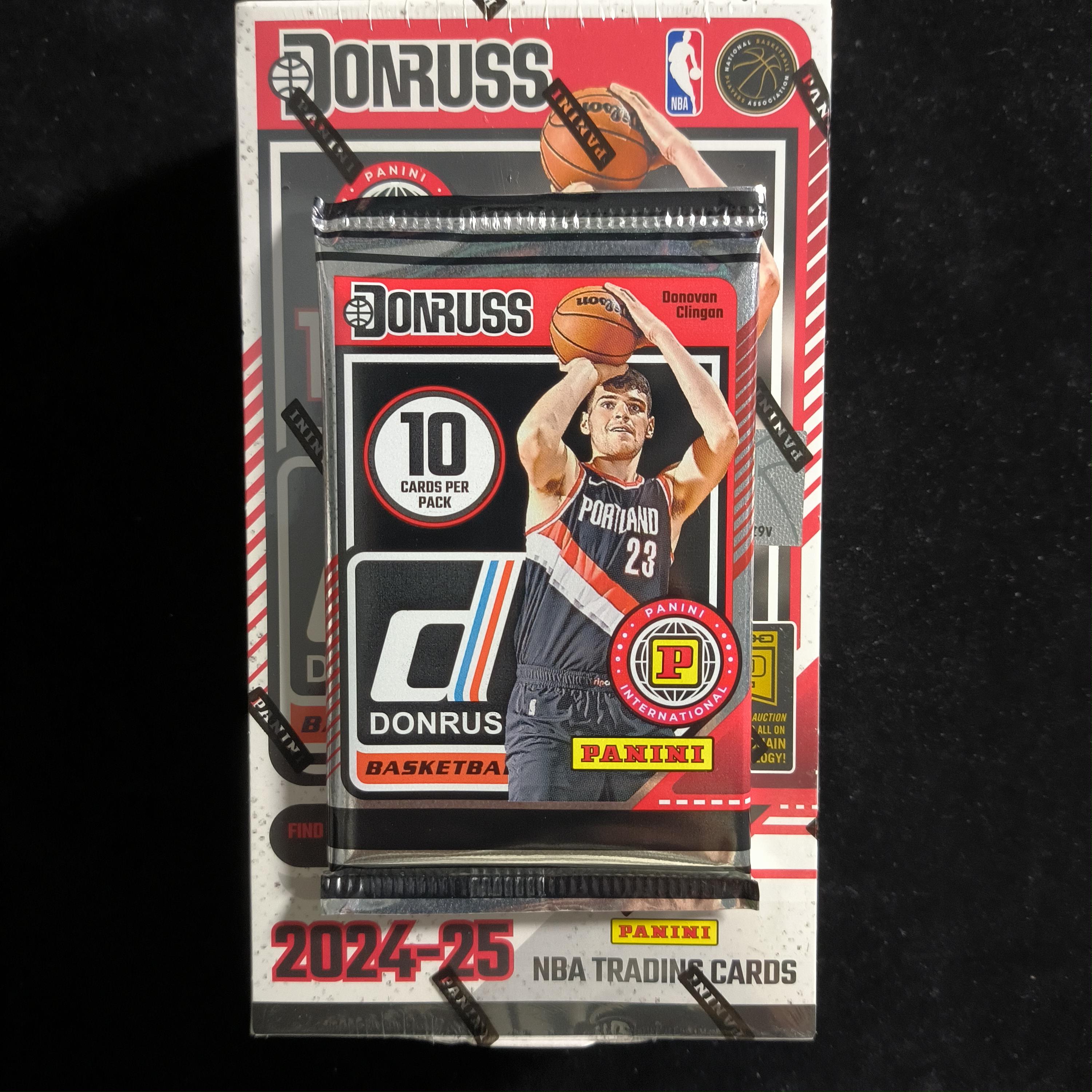 （拆卡）2024-25 帕尼尼 Donruss  国际版盲盒 篮球球星卡