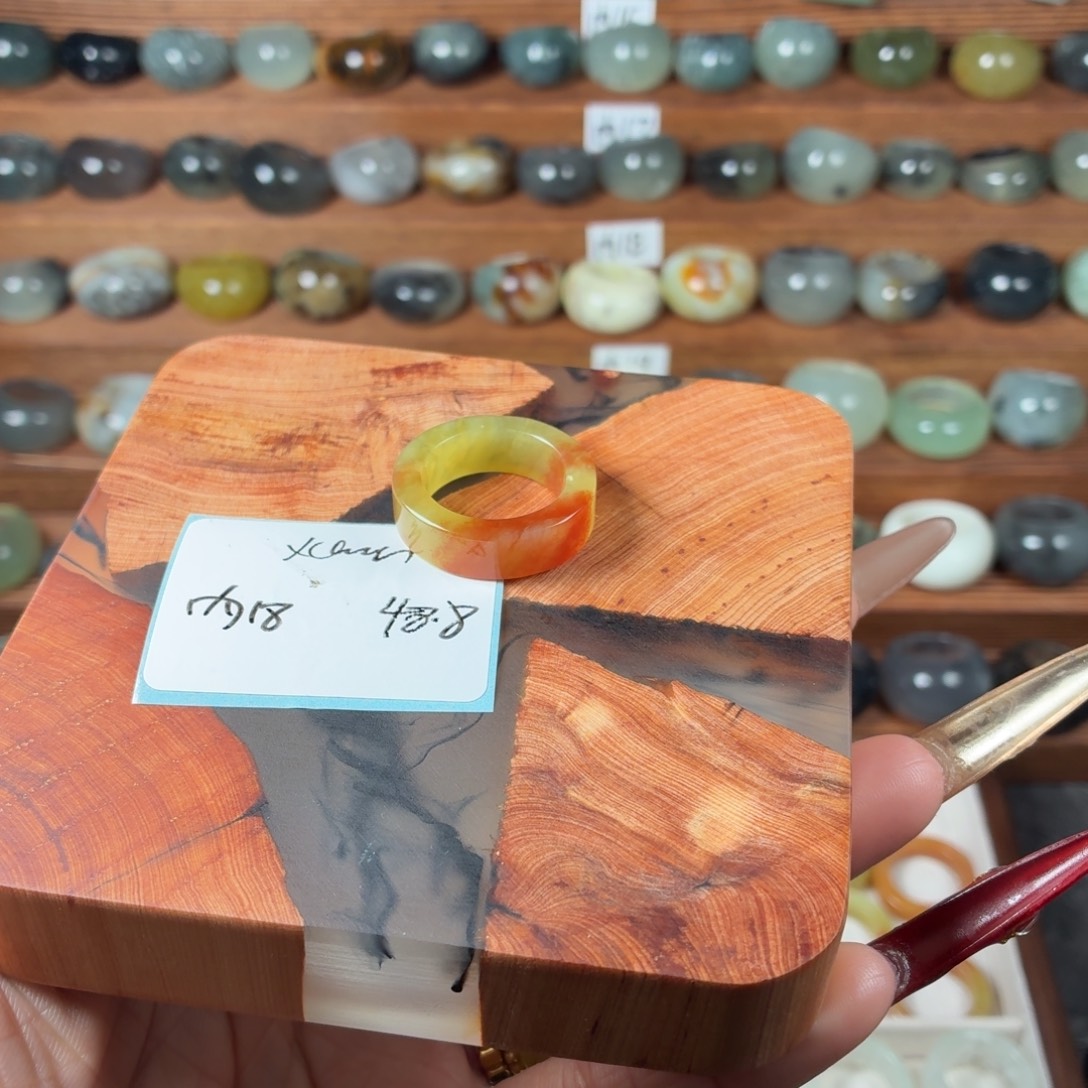 x***n蛇纹石玉未镶嵌戒指