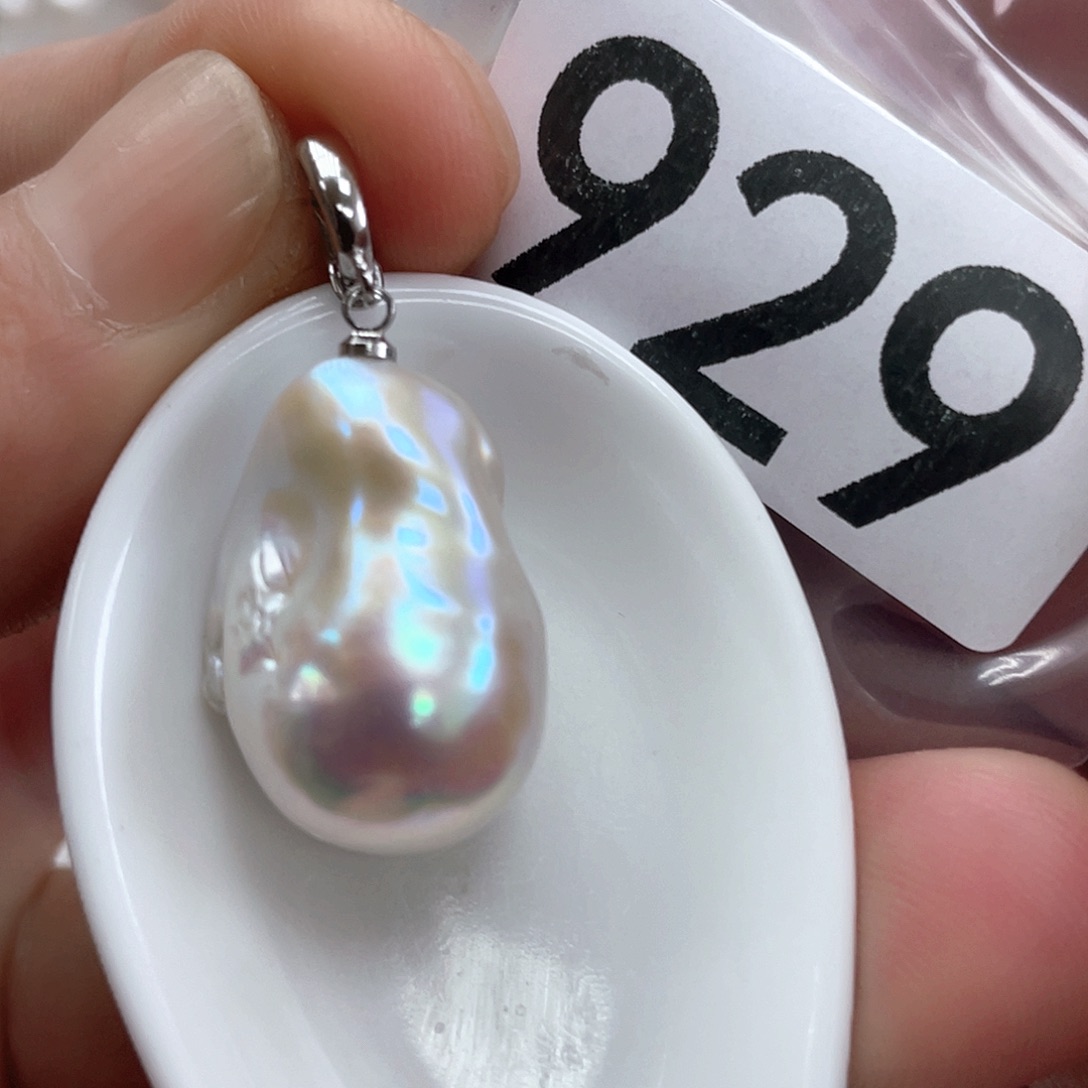 淡水珍珠颈饰银S925镶嵌