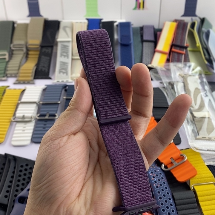 99新95新梅子色尼龙回环