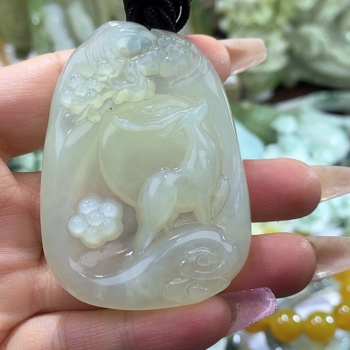 岫玉岫玉吊坠未镶嵌