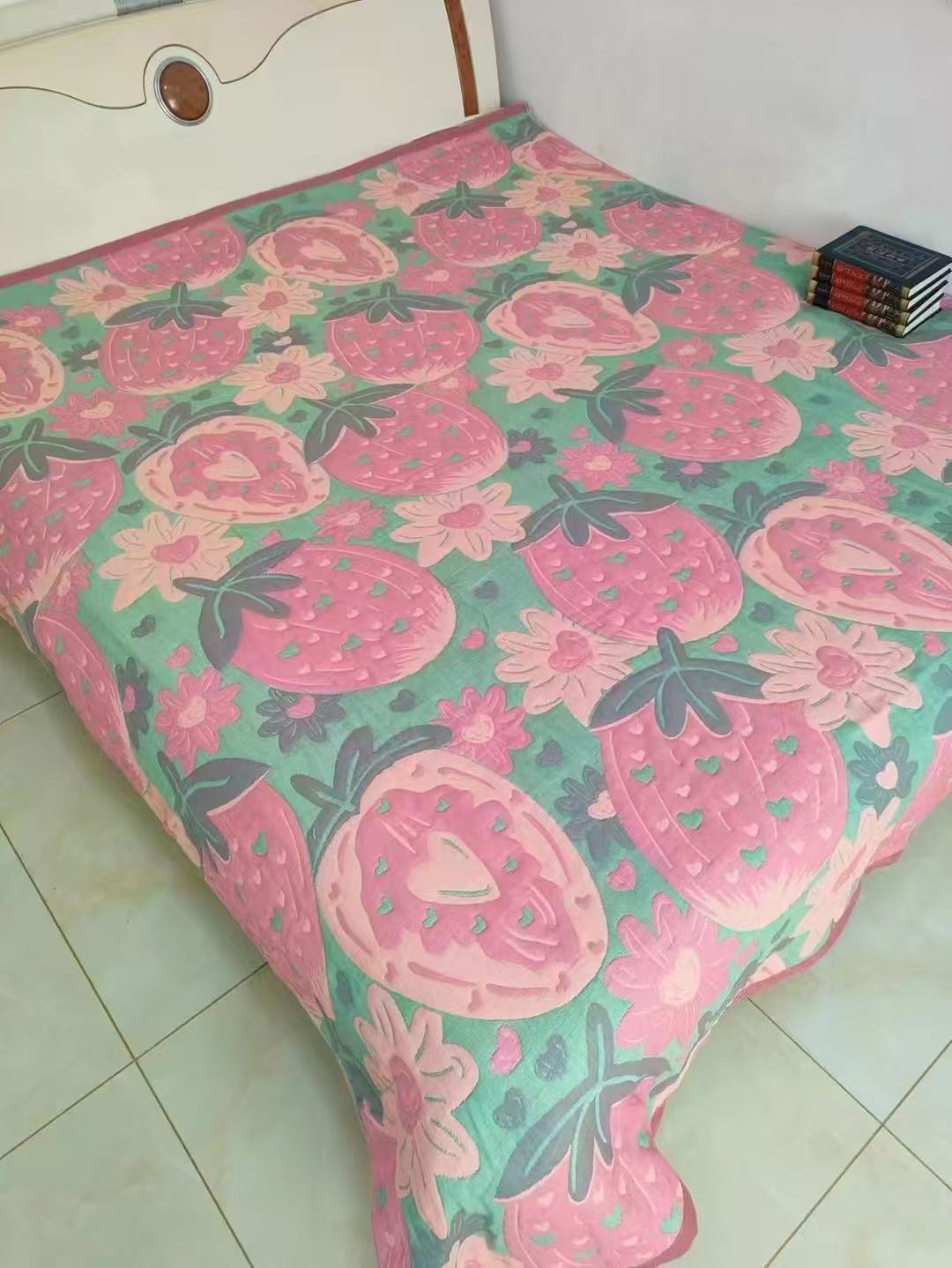 棉小铛直播枕巾纯棉枕巾枕套面包被四季棉床盖毛巾浴巾系列