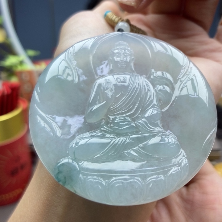 翡翠未镶嵌颈饰吊坠14