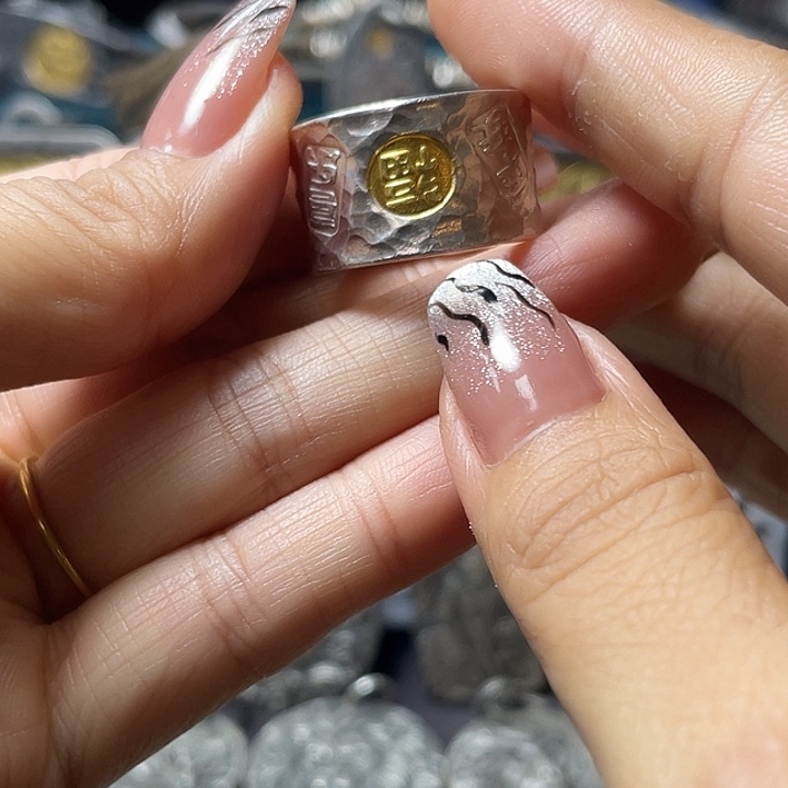 非金属大理石银饰个性简约精致