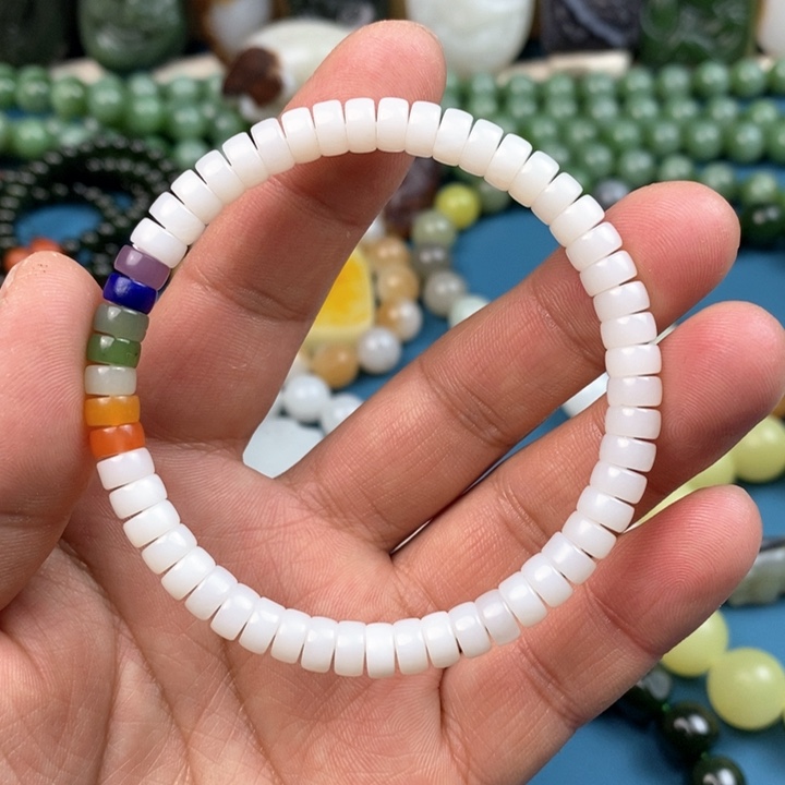 和田玉手链未镶嵌