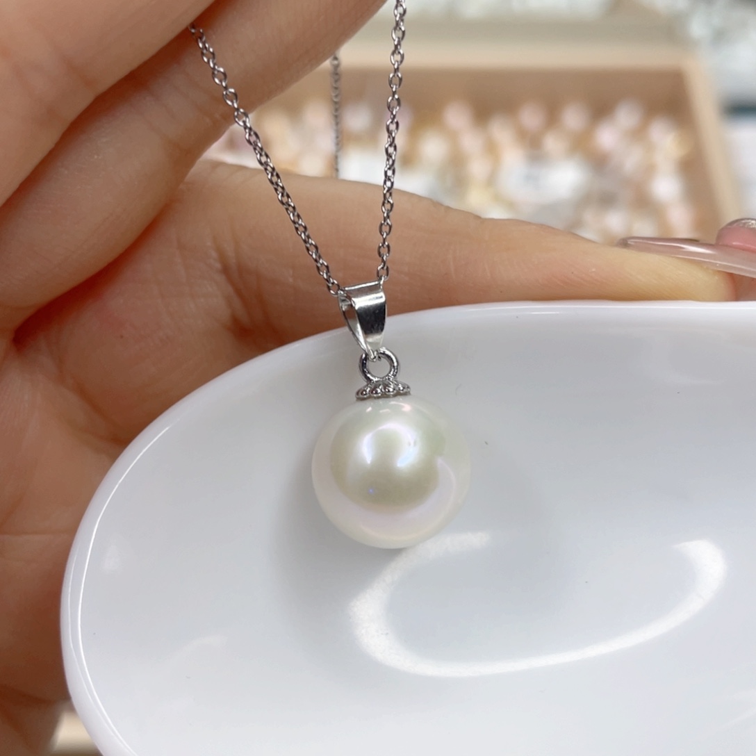 淡水珍珠未镶嵌吊坠(赠链)