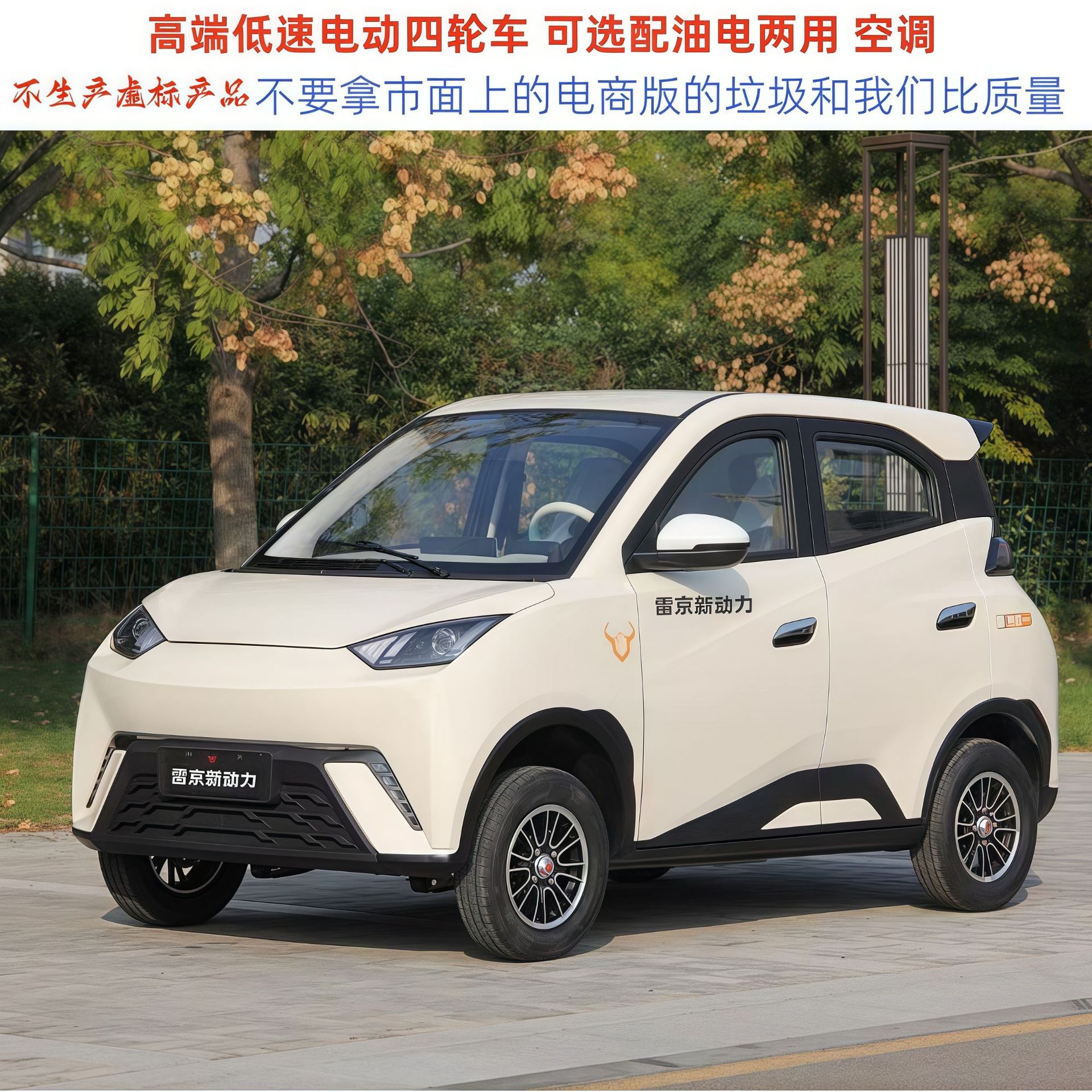 新能源全封闭电动四轮车带冷暖空调小型代步车电动车