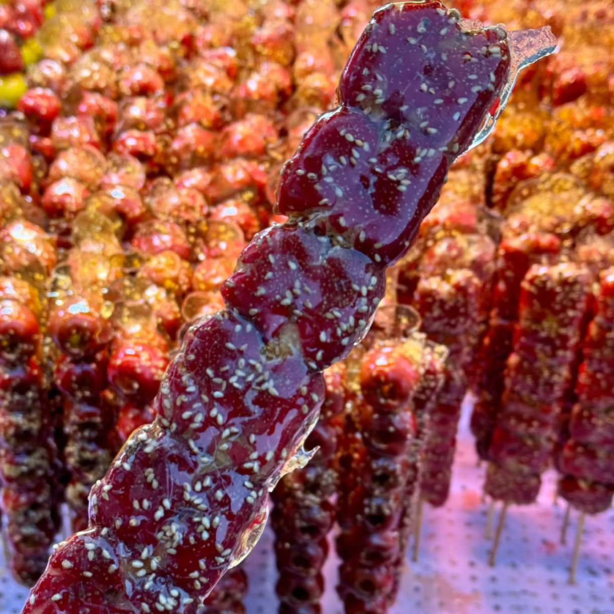 纯扁山楂冰糖葫芦